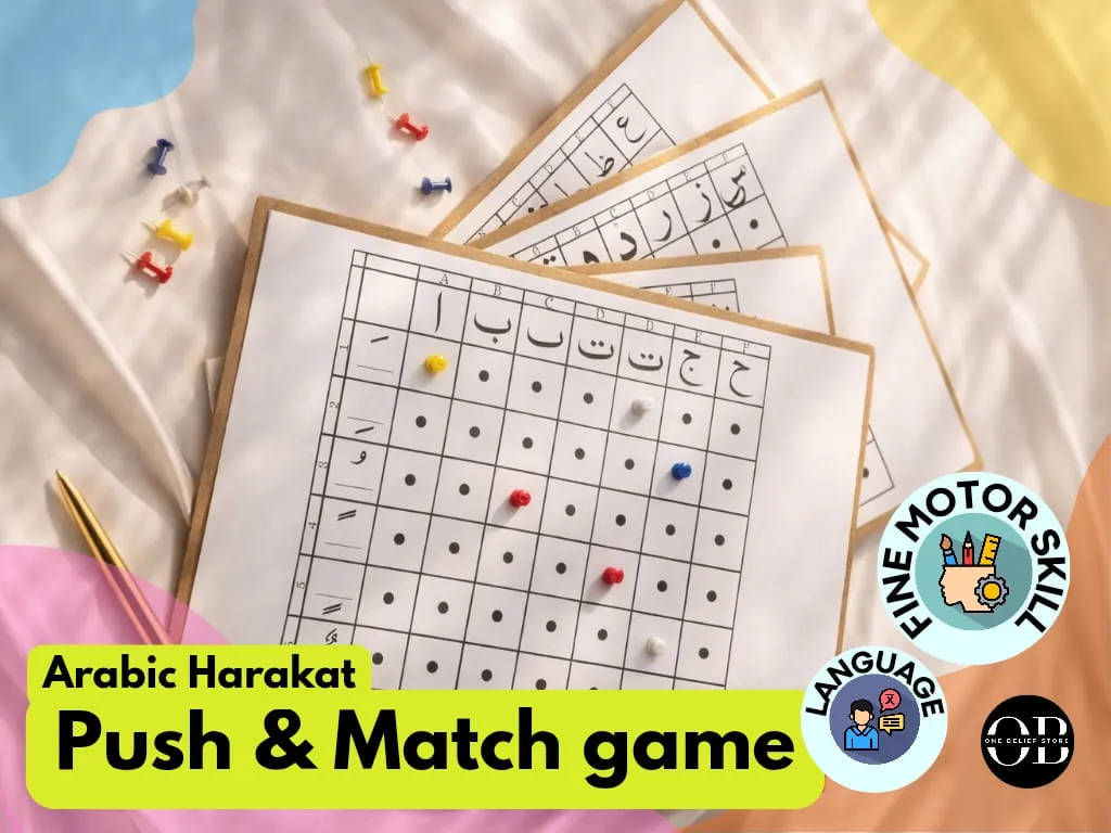 Arabic Harakat Push & Match Game