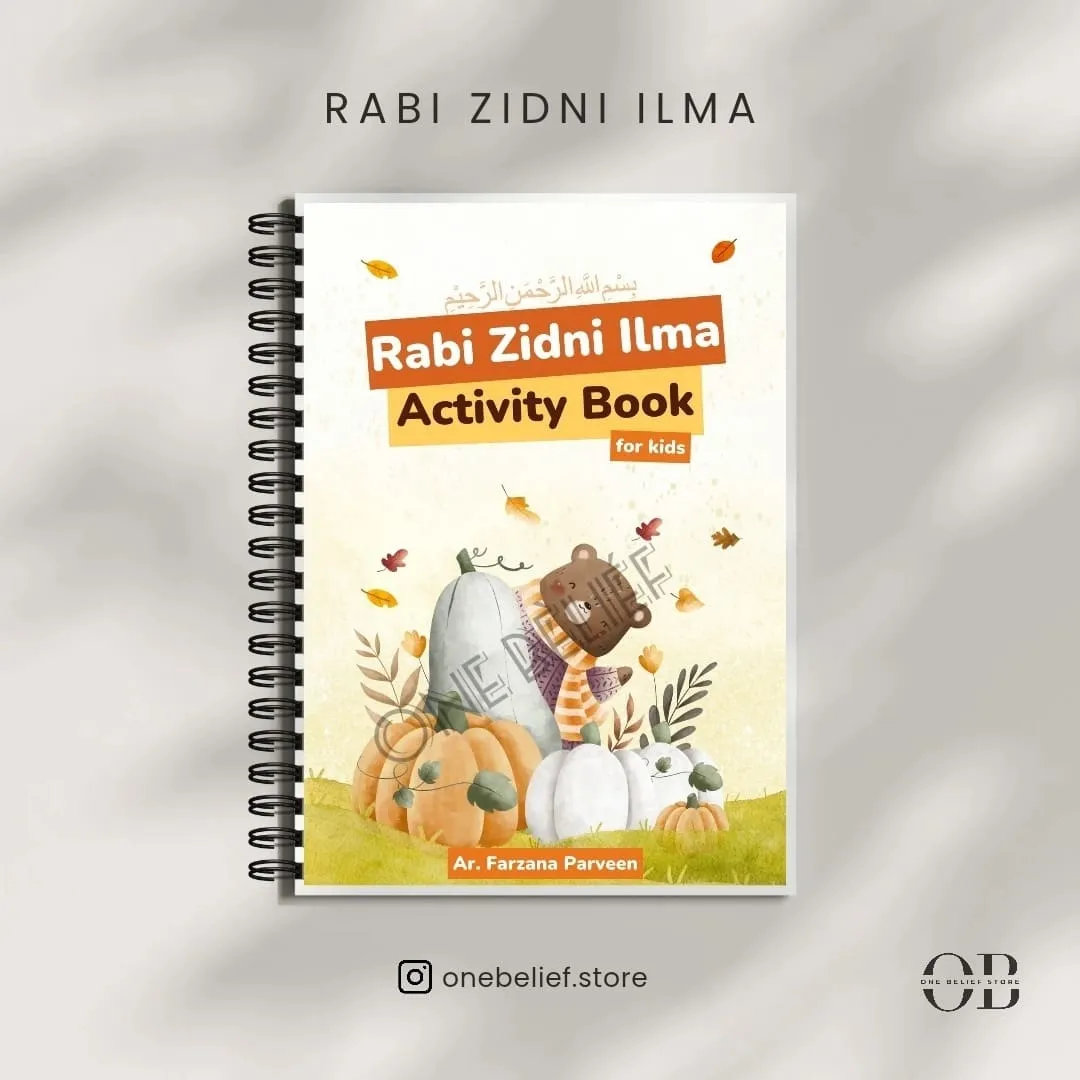 Rabi Zidni Ilma – Montessori inspired Islamic Activity Binder