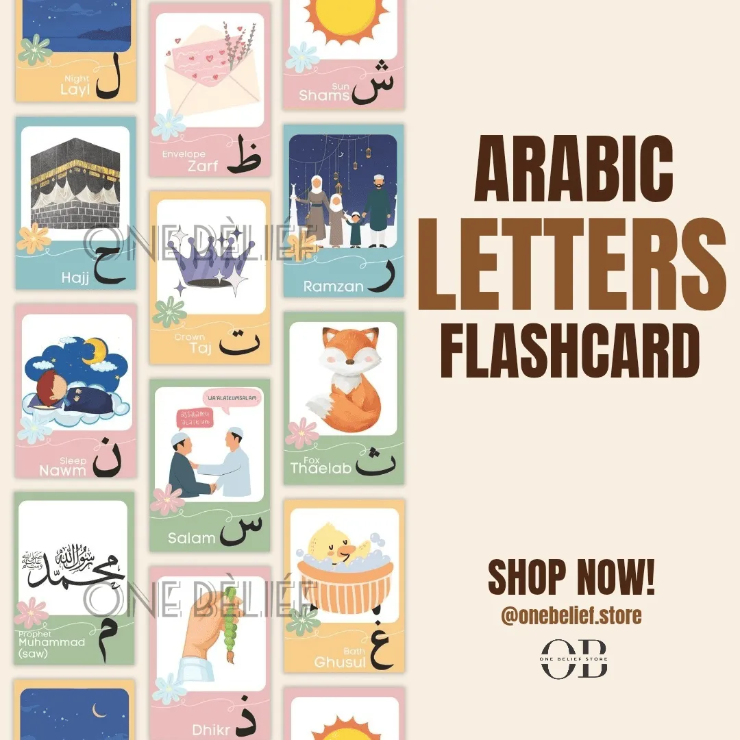 Arabic Letters Flashcards