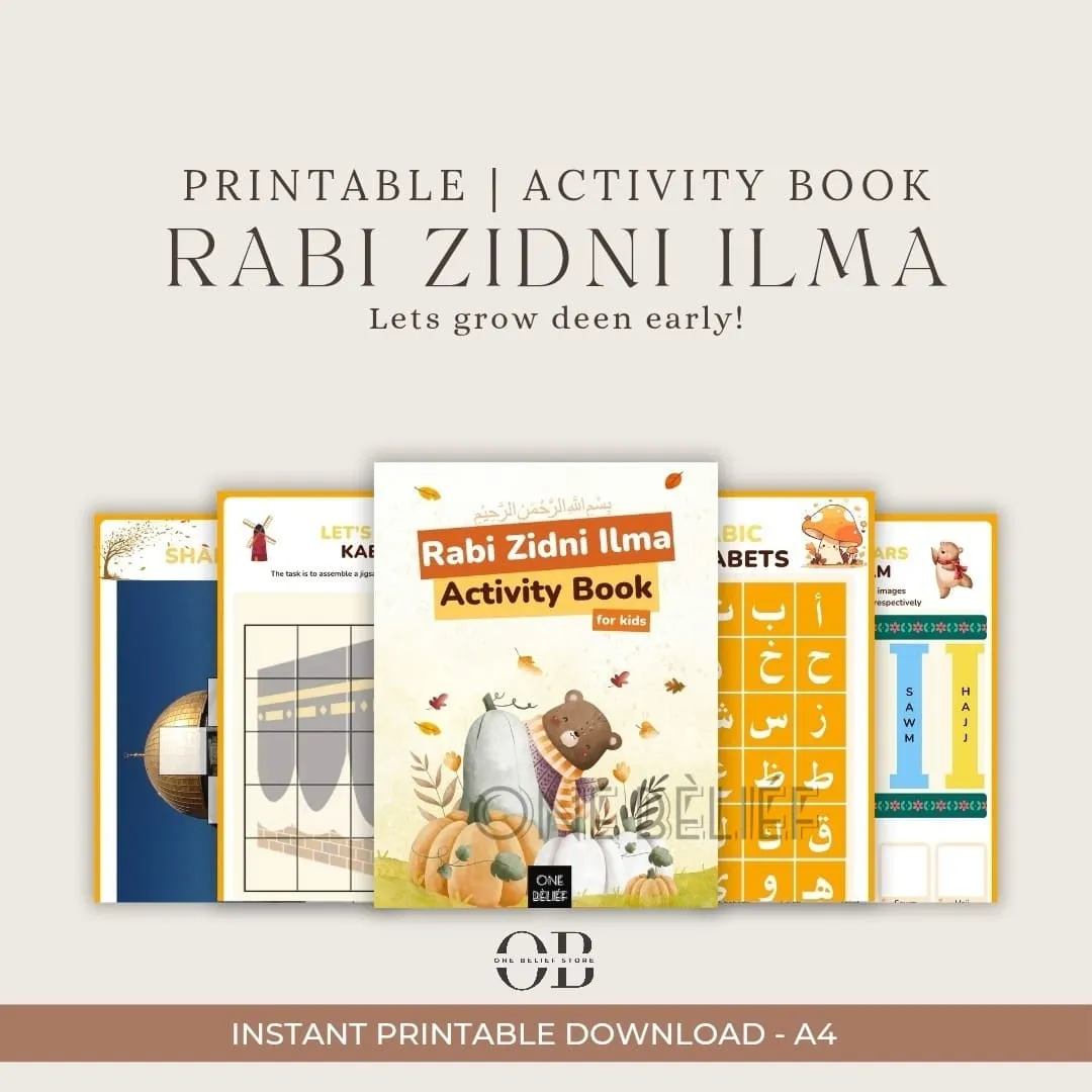 Islamic Activity Book – Rabi Zidni Ilma